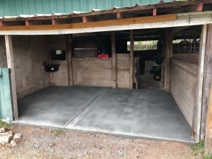 commercial concrete for barn